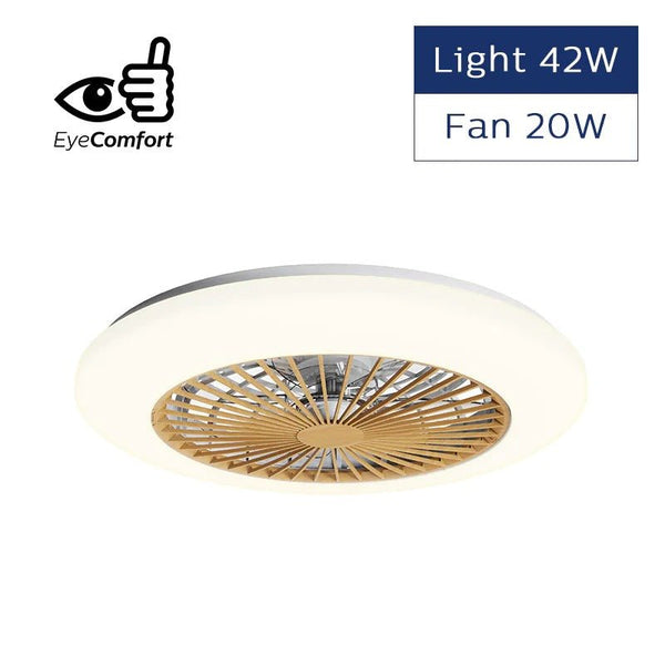 Amigo Wood Flat Fan Ceiling 20+42W R80 - Ceiling Light - Philips - Zenox