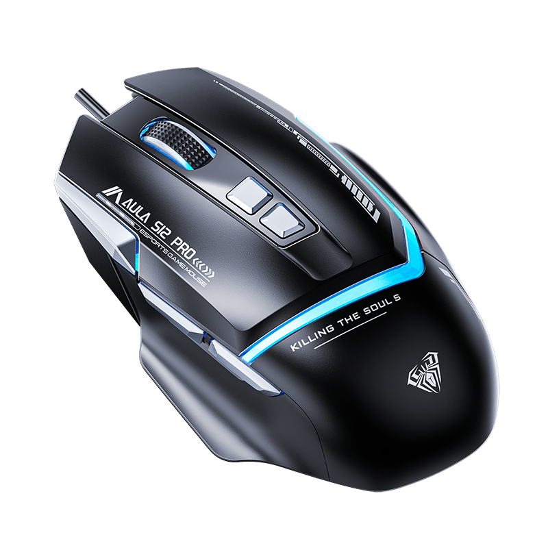 Aula - S12 Pro Wired Gaming Mouse - Mouse - Aula - Zenox