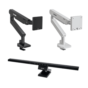 Bundle 1 Philips PAS351 Erler PC screen light RoA + Zenox MA51 Monitor Arm (2-11kg, 40'' max) - Desk Lamp -Philips - Zenox
