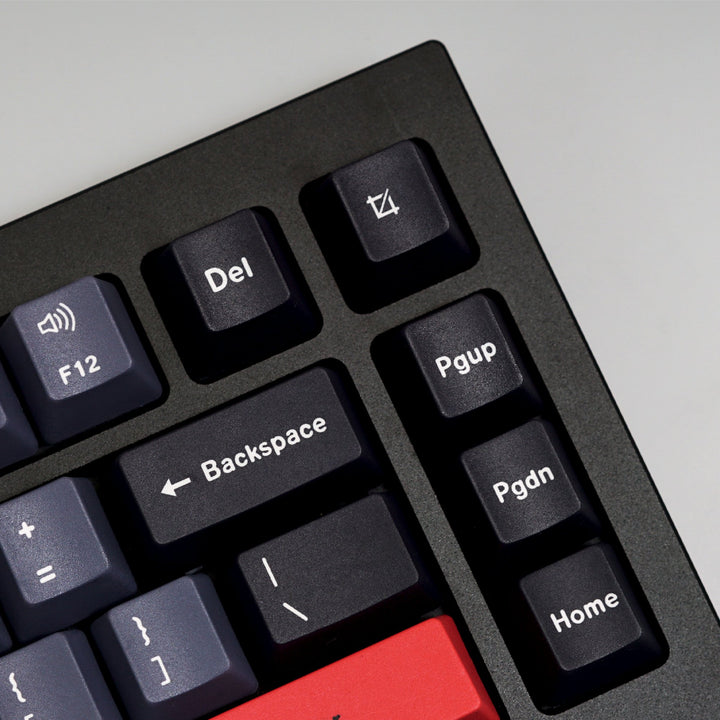Custom Q1 QMK Mechanical Keyboard (Q1 Carbon Black)( Dolch Red Keycap) - Keyboard - Keychron - Zenox