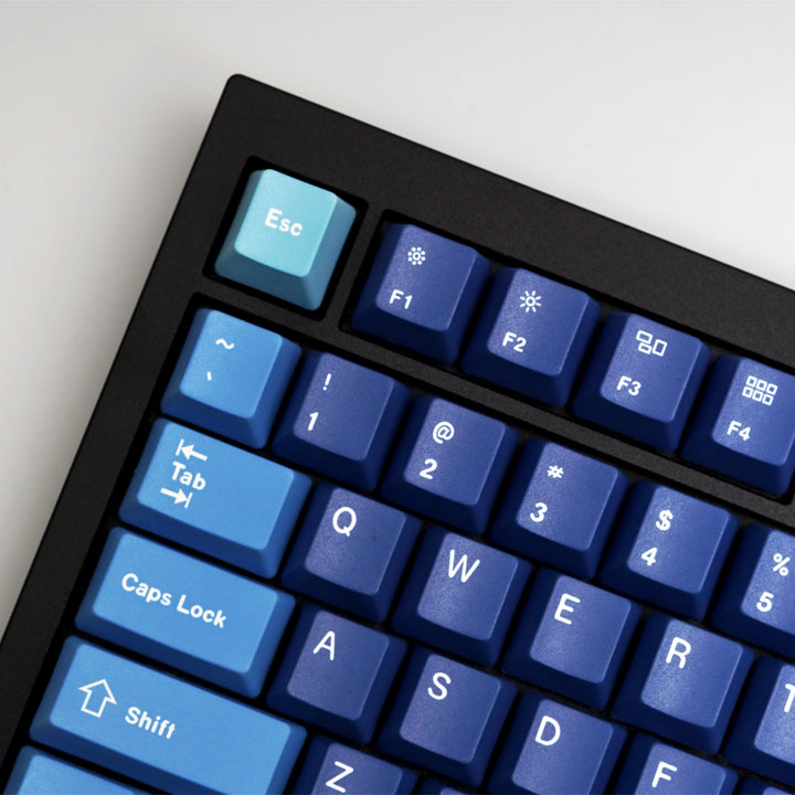 Custom Q1 QMK Mechanical Keyboard (Q1 Carbon Black w/ Knob)(Ocean Keycap) - Keyboard - Keychron - Zenox