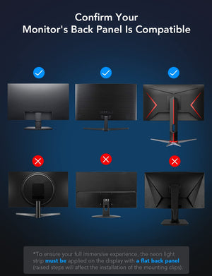 Govee DreamView G1 Pro Gaming Light (For PC 24 - 29") - Smart TV & Monitor Light - Govee - Zenox