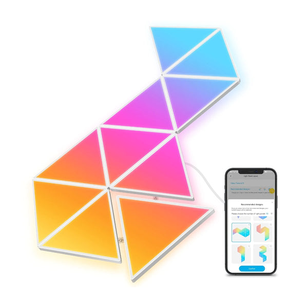 Govee Glide Triangle Wall Light Panels (10 Pack) - Smart Wall Light - Govee - Zenox