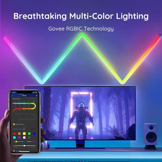 Govee H6062 Glide RGBIC Wall Light (6+1) - Smart Wall Light - Govee - Zenox