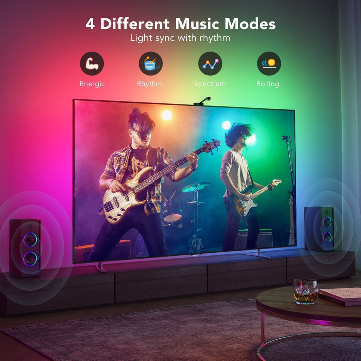 Govee H6199 DreamView T1 Wi - Fi TV Strip Lights (For 75 - 85 inches TV)(5M) - Smart TV & Monitor Light - Govee - Zenox