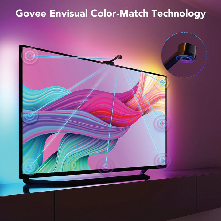 Govee H6199 DreamView T1 Wi - Fi TV Strip Lights (For 75 - 85 inches TV)(5M) - Smart TV & Monitor Light - Govee - Zenox