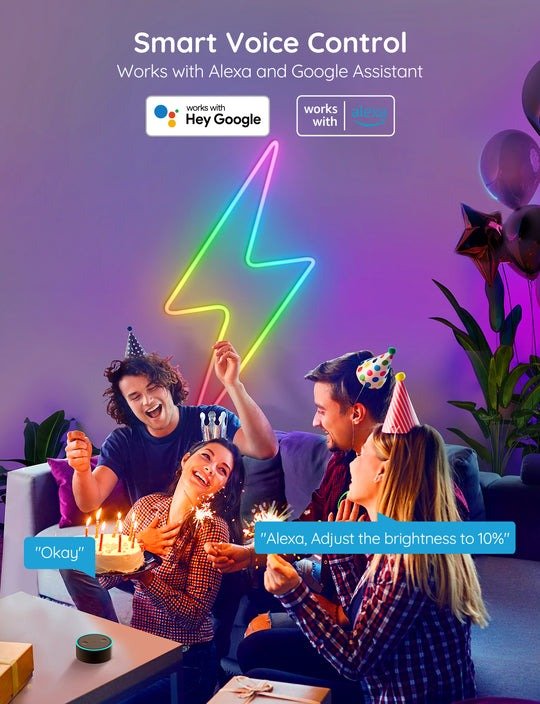 Govee H61A0 Neon LED Strip Light (3m) - Smart Wall Light - Govee - Zenox
