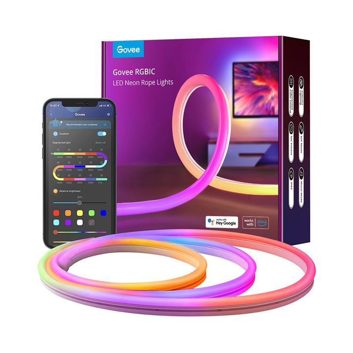 Govee H61A0 Neon LED Strip Light (3m) - Smart Wall Light - Govee - Zenox