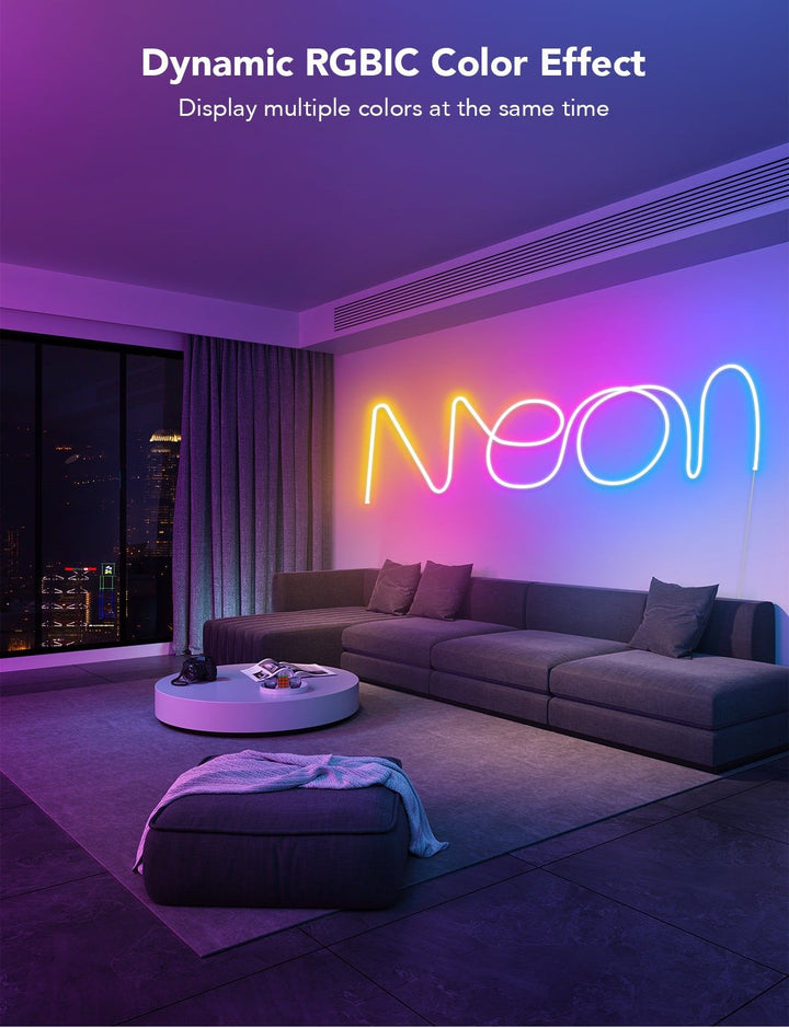 Govee H61A0 Neon LED Strip Light (3m) - Smart Wall Light - Govee - Zenox