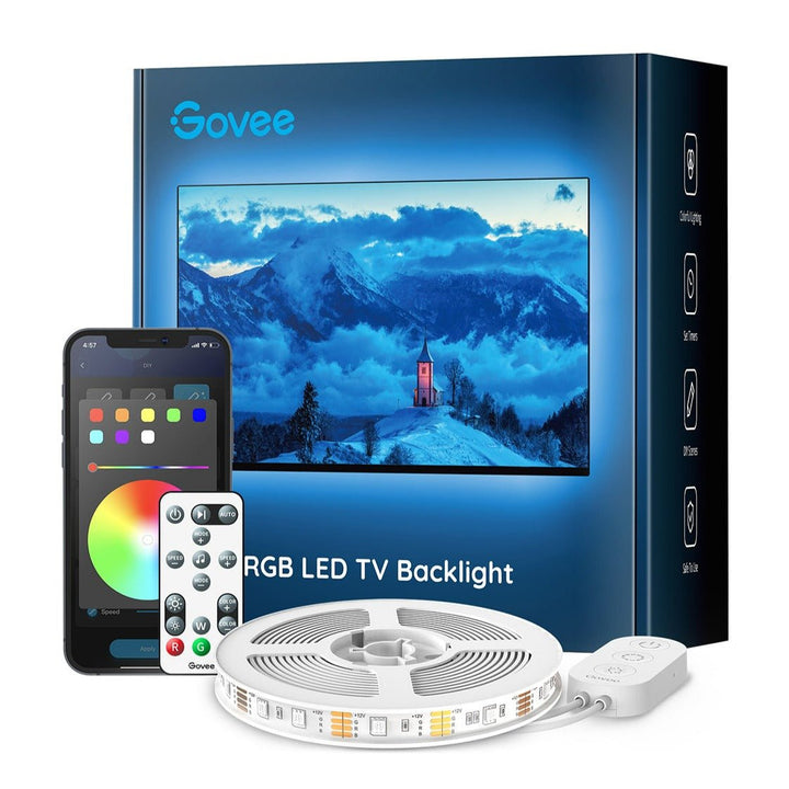 Govee RGB Bluetooth LED Backlight (For TVs 46 - 60 Inches) - Smart TV & Monitor Light - Govee - Zenox
