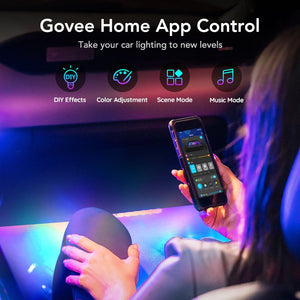 Govee RGBIC Interior Car Lights - Smart Lightstrip - Govee - Zenox