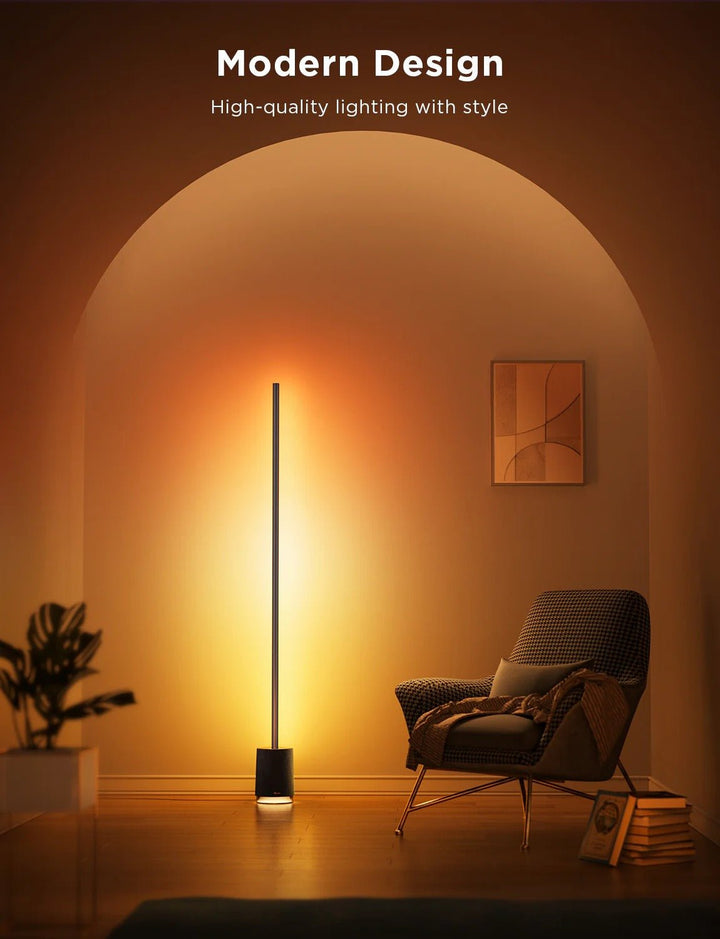 Govee RGBICWW Floor Lamp Pro Black - Smart Lamp - Govee - Zenox