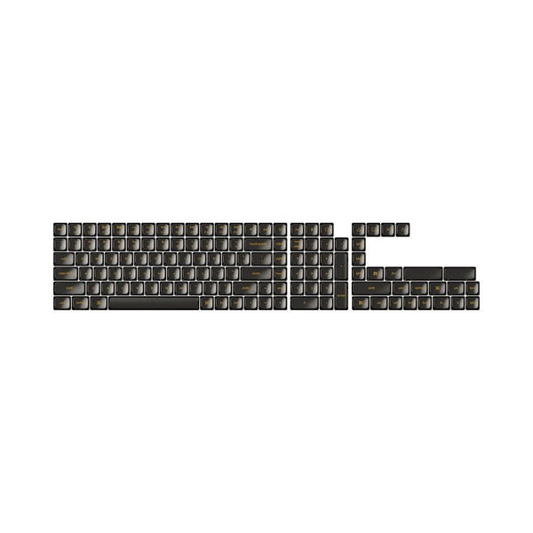 Keychron Black Transparent Low Profile LSA Full Set Keycap Set - Keycap Set - Keychron - Zenox