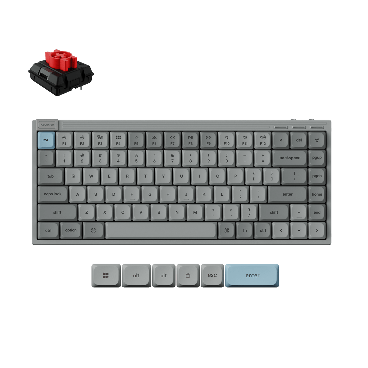 Keychron J9 QMK Wireless Low Profile Mechanical Keyboard - Keyboard - Keychron - Zenox