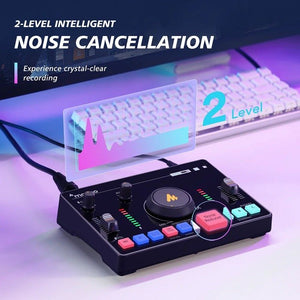 Maono AMC2 NEO One - Stop Streaming Audio Mixer & Sound Card - Streaming Gear - Maono - Zenox