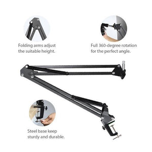 Maono B01 Microphone Suspension Boom Scissor Arm Stand - Microphone - Maono - Zenox