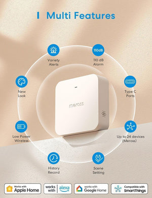 Meross - Matter Smart Wi - Fi Hub - Smart Light Accessory - Meross - Zenox