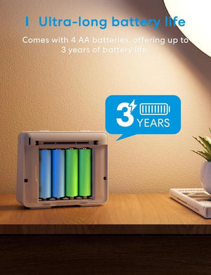 Meross - Smart Temperature and Humidity Sensor(Need to install with MSH450) - Smart Clock - Meross - Zenox