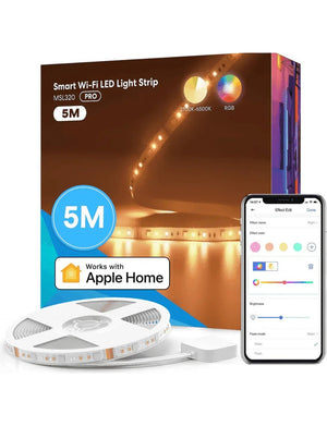 Meross - Smart Wi - Fi LED Light Strip (5M) - Smart Lightstrip - Meross - Zenox