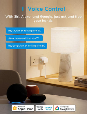 Meross - Smart Wi - Fi Plug Mini Matter Version - Smart Charging - Meross - Zenox
