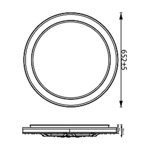 Philips CL850 AIO RD 60W 27 - 65K S IP40 R95 - Ceiling Light - Philips - Zenox