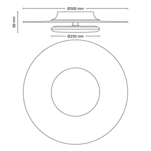 Philips Garnet CL580 SS 40W 40K W HV IP20 06 - Ceiling Light - Philips - Zenox
