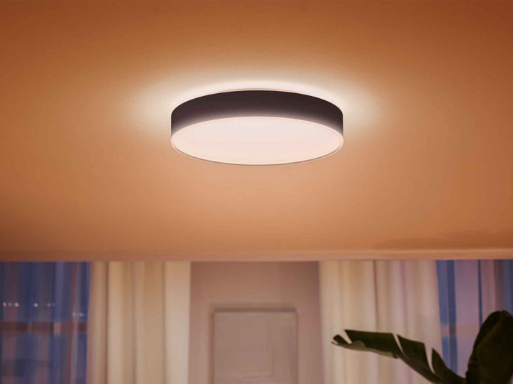Philips Hue Enrave L Ceiling Lamp Black - Ceiling Light - Philips Hue - Zenox