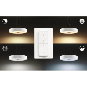 Philips Hue Fair Pendant Light (White) - Ceiling Light -Philips Hue - Zenox