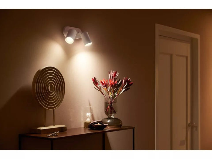 Philips Hue Fugato Plate/Spiral White 2X5.7W 240V - Ceiling Light - Philips Hue - Zenox