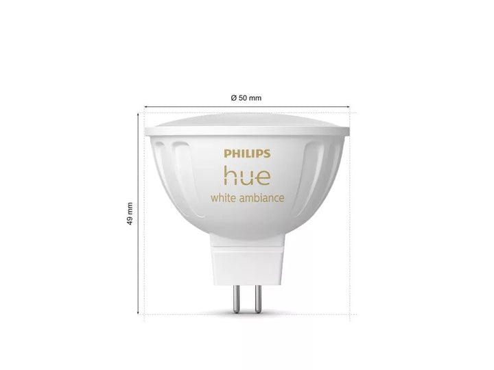 Philips Hue Wa White ambiance MR16 - Smart Bulb - Philips Hue - Zenox