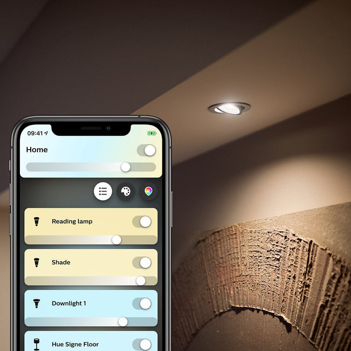 Philips Hue White Ambiance Bluetooth Single Bulb 5W GU10 - Smart Bulb - Philips Hue - Zenox