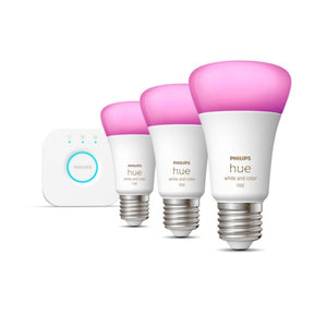 Philips Hue White and Color Ambiance Starter Kit with Bluetooth Bulb 11W A60 E27 - Smart Bulb - Philips Hue - Zenox