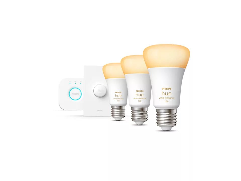 Philips Hue 8.5W A60 E27 藍牙智能燈泡入門套裝(白光) | Smart Home