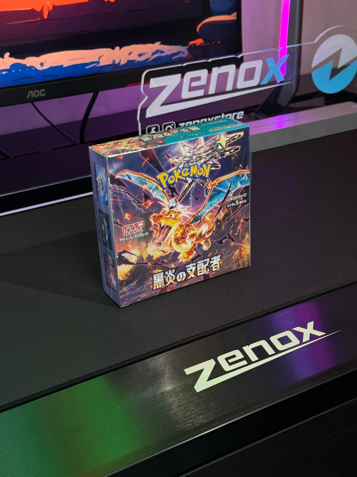 Pokémon Booster Box (JP) - Black - Scaled Ruler (SV3) - 30 Packs - Booster Box - Pokemon - Zenox