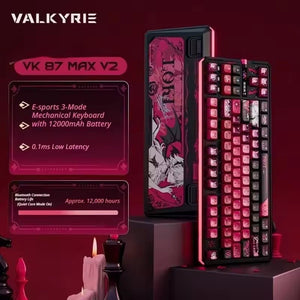 Valkyrie - VK87 V2 Wireless Keyboard - Keyboard -Aula - Zenox
