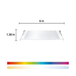 WiZ PHI WFB RGB/14W RD6"/822 - 65 12/1CT - Smart Ceiling Light - WiZ - Zenox