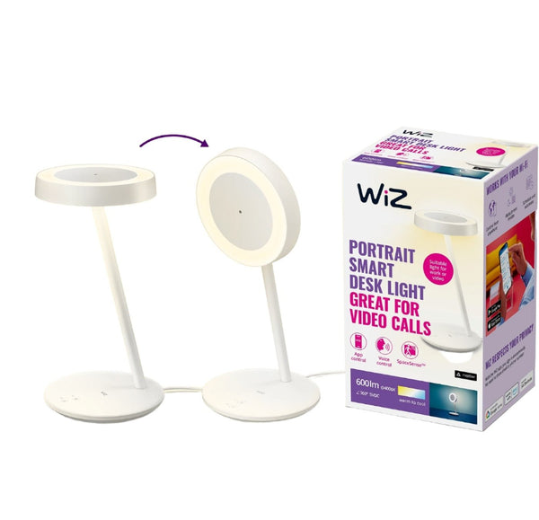 WiZ Wi - Fi BLE Portrait Desk Lamp EU - Desk Lamp - WiZ - Zenox