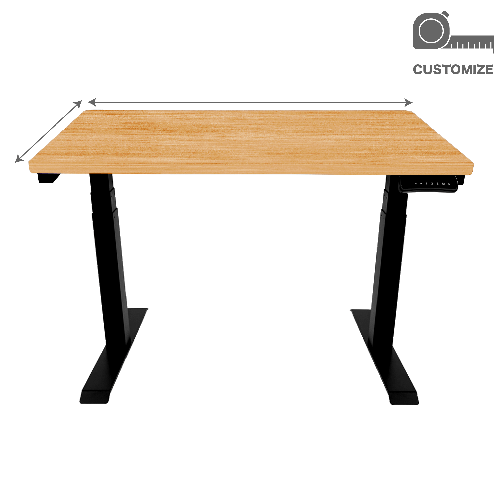 Zenox Ergonomics - Custom Size Office Desk (120 cm to 200 cm) - Office Desk - Zenox - Zenox
