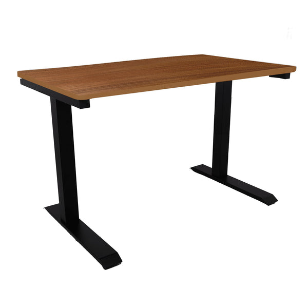 Zenox Ergonomics Office Desk v.2 (Fixed Height) (Mahogany) - Office Desk - Zenox - Zenox