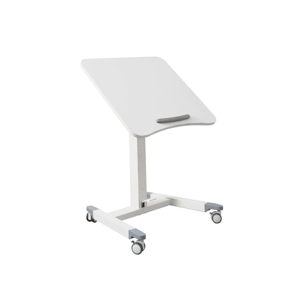 Zenox Ergonomics - Rover Mobile Standing Desk (White) - Office Desk - Zenox - Zenox