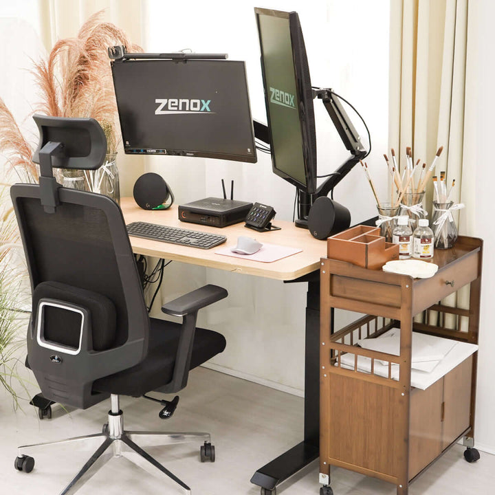 Zenox Joza Ergonomic Chair (Black) - Office Chair - Zenox - Zenox