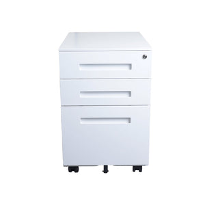 Zenox Mobile 3 - Drawer Cabinet (White) - Drawer Cabinet - Zenox - Zenox