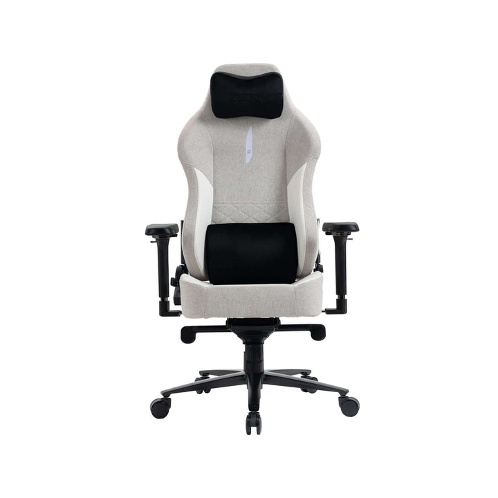 Zenox Spectre Mk - 2 Gaming Chair (Fabric/Light Grey) - Gaming Chair - Zenox - Zenox