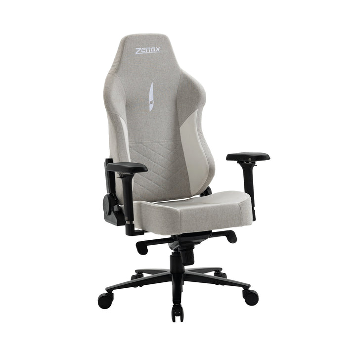 Zenox Spectre Mk - 2 Gaming Chair (Fabric/Light Grey) - Gaming Chair - Zenox - Zenox