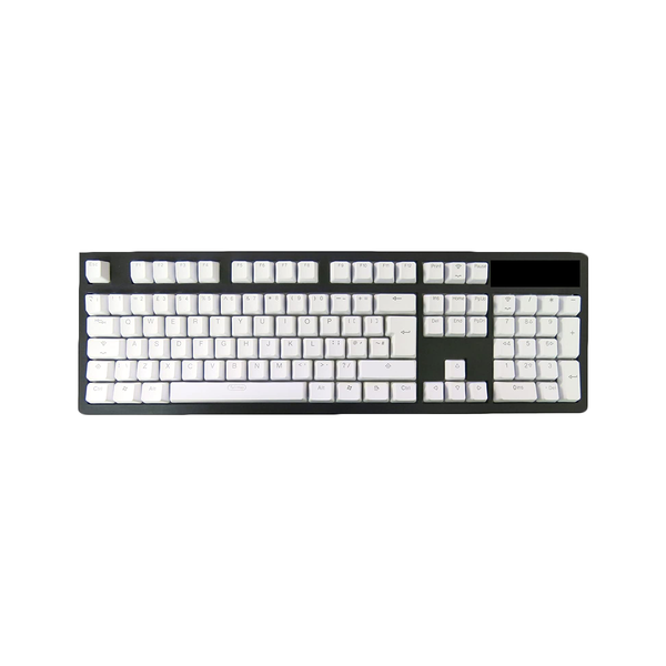 Tai-Hao - Orchid White - Doubleshot PBT/Backlit/104 Keycaps/2 Keys Puller