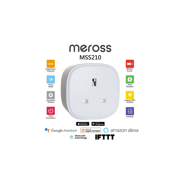 Meross MSS210 Smart Plug (Apple HomeKit) - Zenox