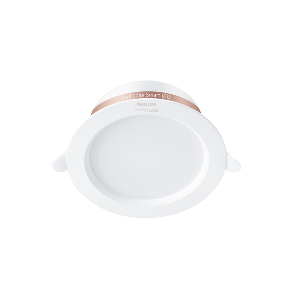 Philips WiZ Downlight RGB 6.5W 4" Smart Wi-Fi Wiz Connected Recessed Downlight