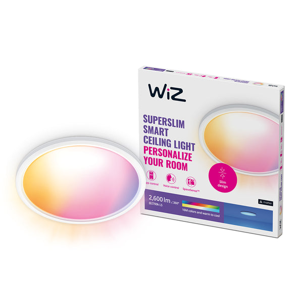 超薄 WiZ 吸頂燈 22W W 22-65K RGB 