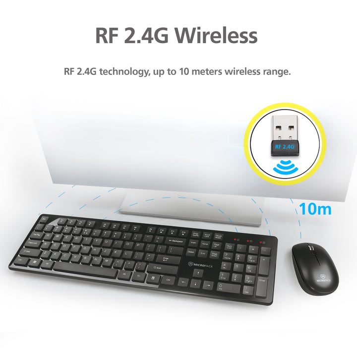 Micropack iFREE Pro - Wireless Keyboard & Mouse Combo