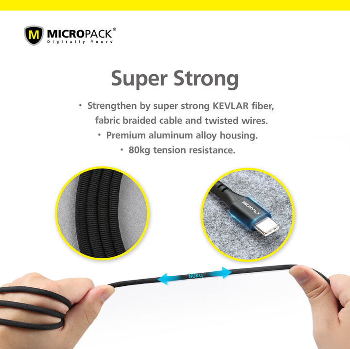 Micropack Charge & Sync USB-C 轉 USB-C 數據線